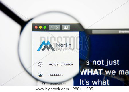 Los Angeles, California, Usa - 5 March 2019: Martin Marietta Materials Website Homepage. Martin Mari