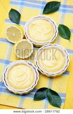 vynikající tartelette s lemon tvaroh