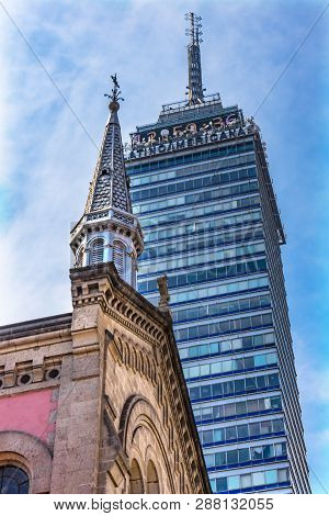 Mexico City, Mexico - January 2, 2019  Capilla Chapel San Fco Church San Francisco Monastery Complex