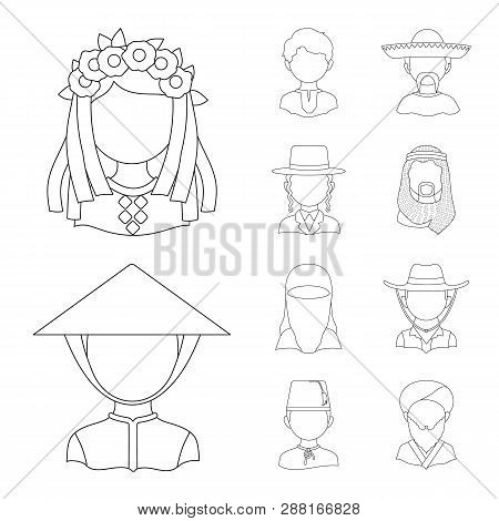 Vector Illustration Of Imitator And Resident Logo. Set Of Imitator And Culture Vector Icon For Stock