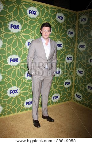Los Angeles jan 8: Cory Monteith kommt auf der Fuchs Tca Partei Winter 2012 auf Schloss Grün ja