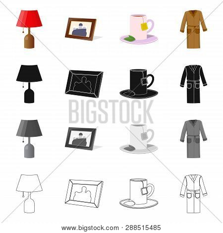 Isolated Object Of Dreams And Night Symbol. Set Of Dreams And Bedroom Stock Vector Illustration.