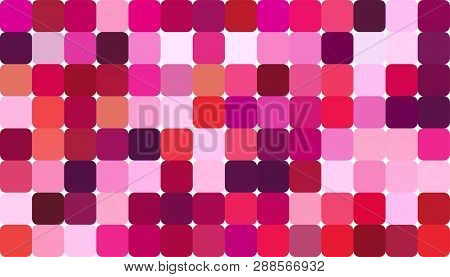 Pink Bg With Colorful Pink Square Elements