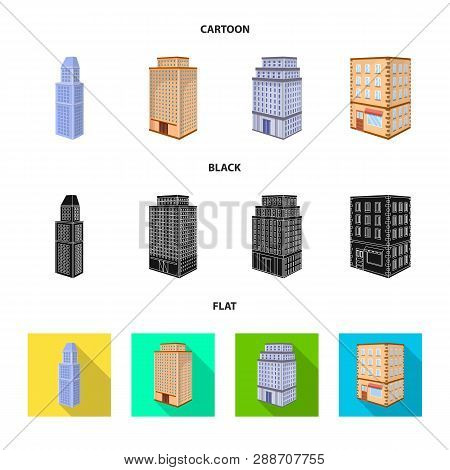 Vector Design Of Construction And Building Icon. Collection Of Construction And Estate Stock Vector 