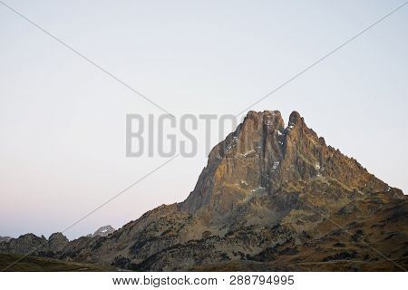 Midi Dossau, Ossau Valley, Pyrenees National Park, Pyrenees, France.