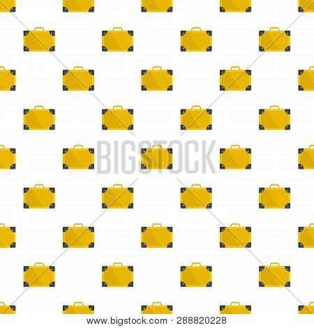 Travel Suitcase Pattern Seamless Vector Repeat For Any Web Design