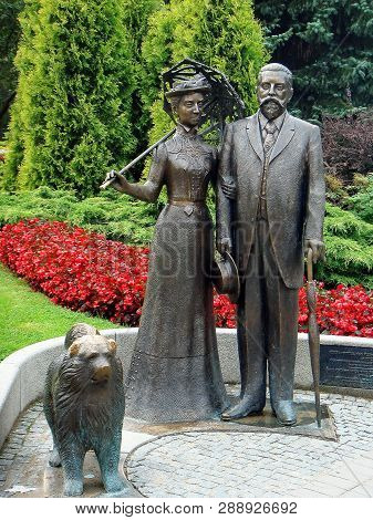 Riga, Latvia - 08/24/2018: Monument Mayor Of The City Riga (1901-1912) To George Armitstead And His 