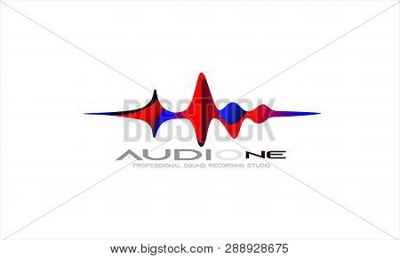 Music Logo Concept Sound Wave, Studio, Music, Dj, Audio System, Store, Party. Brand, Branding, Compa