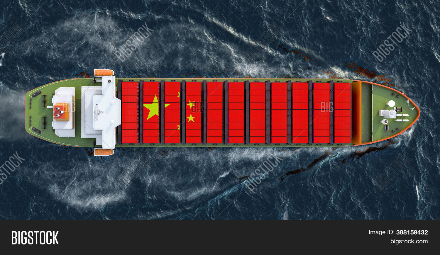 Freighter Ship Chinese Image & Photo (Free Trial) Bigstock