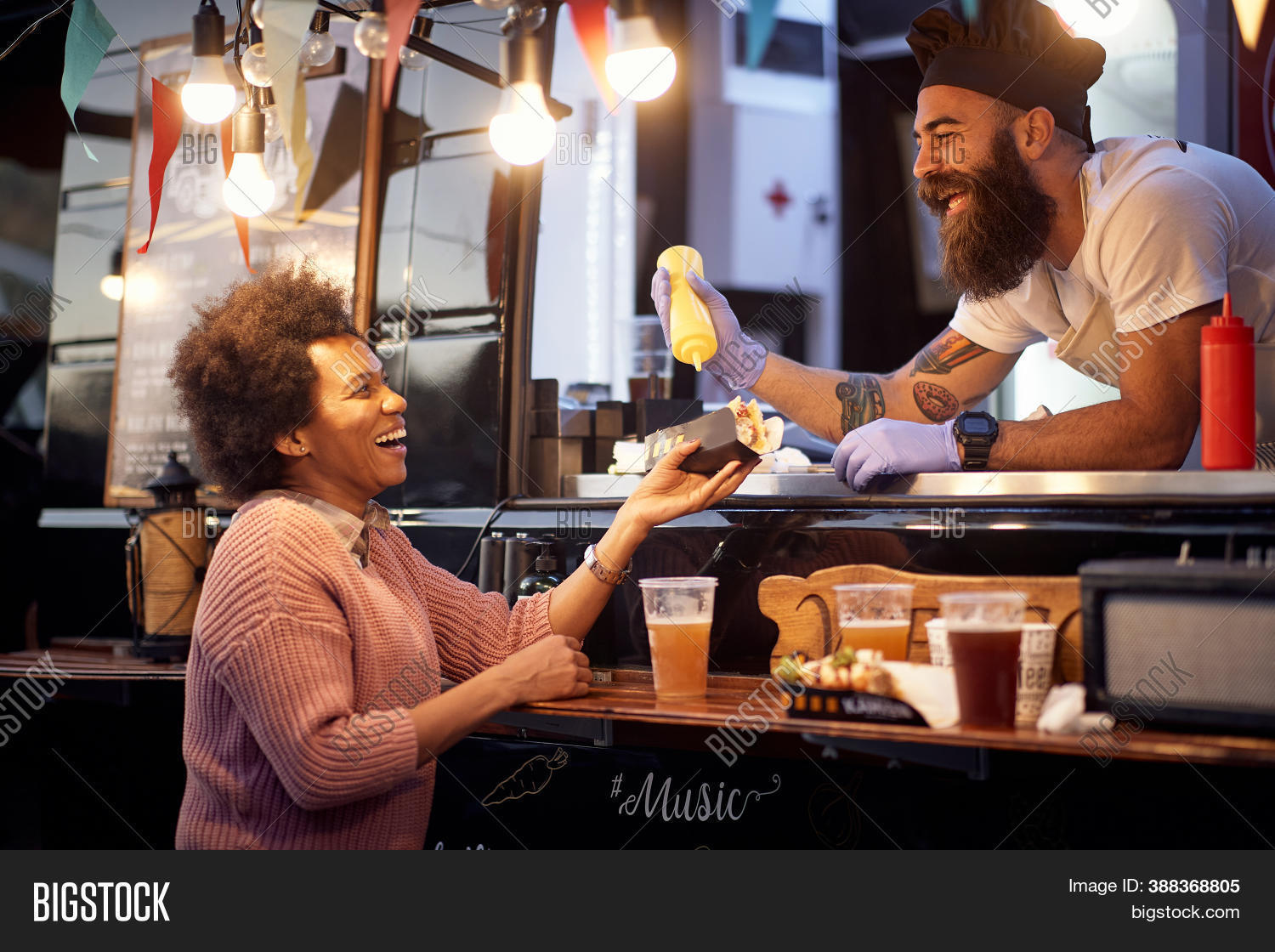 Food Truck Employee Image & Photo (Free Trial) Bigstock