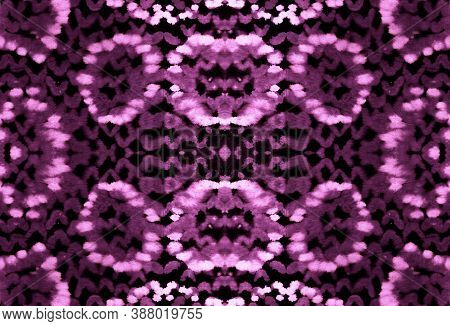 Seamless Snake Skin. Python Or Cobra Wild Surface. Jungle Exotic Wallpaper. Pink And Black Colors. D