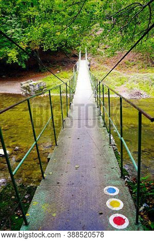 Bridge over Cerna River, Romania, Europe
