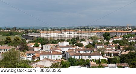 Saint Martin En Re - Ile De Re  Nouvelle Aquitaine / France - 05 03 2019 : Penitentiary Jail In Isla