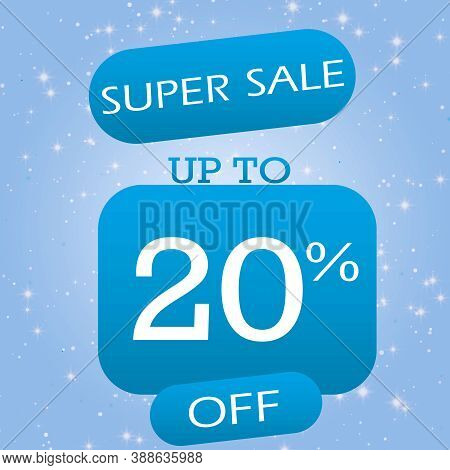 Creative Special Offer Discount Banner With 40% Off Hurry Up Text Design On Blue Red Triangle Label 