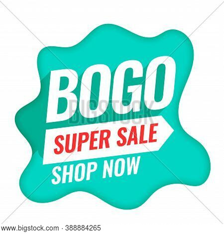 Bogo Buy One Get One Super Sale Background