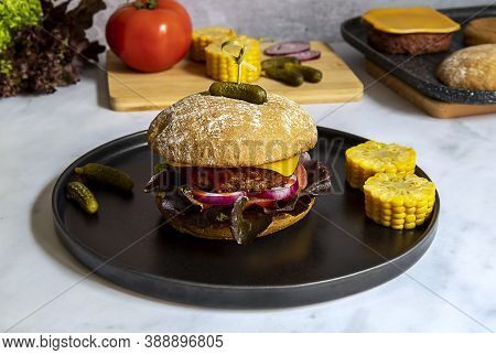 Beyond Burger - The Future Of Protein. Made From Plants, No Soy, No Gluten. Served With Vegan Cheese