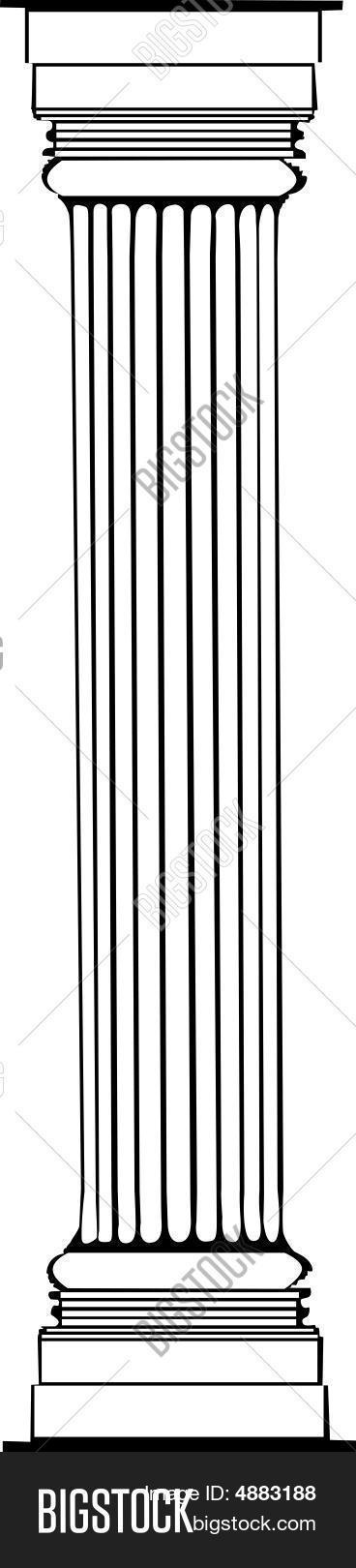 Greek Column Vector & Photo (Free Trial) | Bigstock