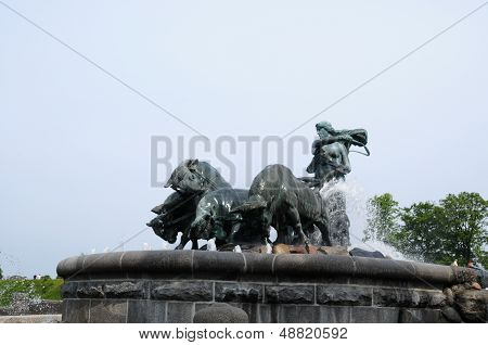 Gefion Fountain, Copenhagen, Denmark