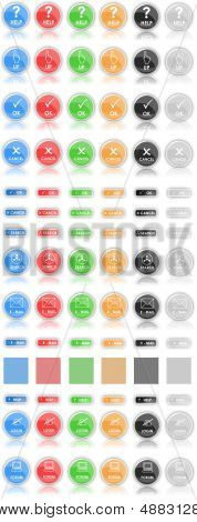 Schaltflächen (Icons) des Web 2.0