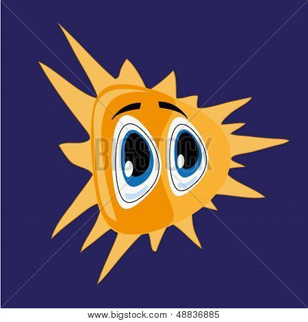 shaped sun