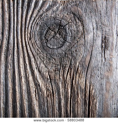 Old Cracked Wooden Surface Background