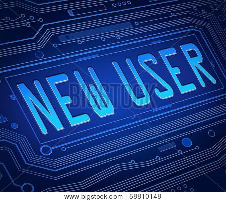 New User Concept.
