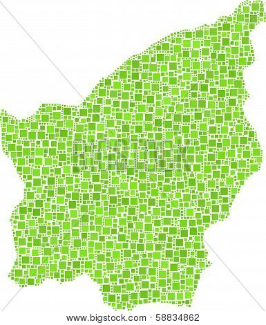Isolated map of San Marino