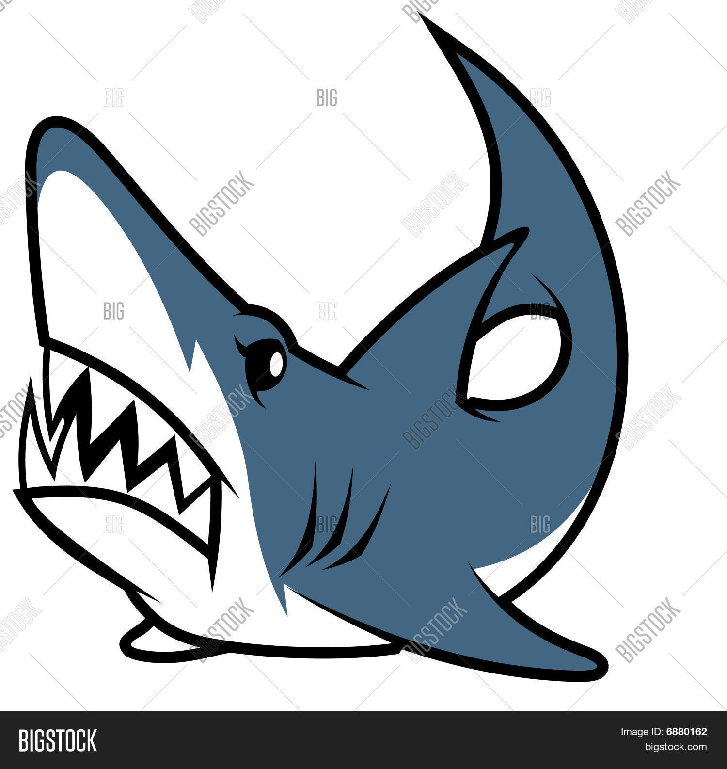 Mako Shark Character Image & Photo Bigstock