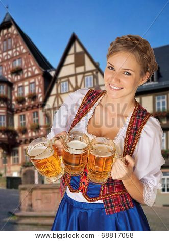 Young Sexy Oktoberfest Woman