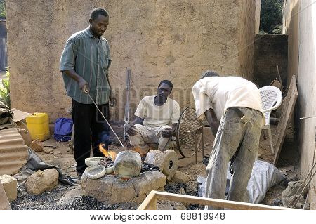 The Work Of Bronze In Burkina Faso