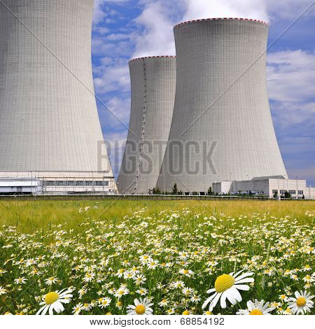 Nuclear power plant Temelin in Czech Republic Europe 