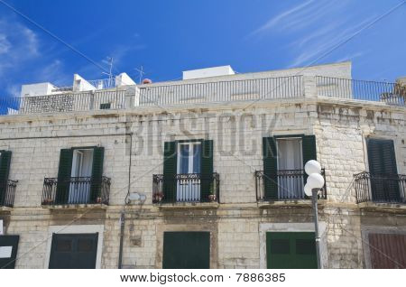 Casa típica. Molfetta. Apulia.
