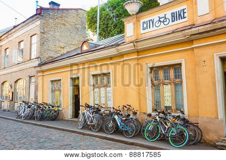 Bicycle Rental In Old Part Tallinn - Estonian Capital