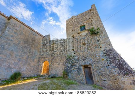 Majorca Puig de Maria Sanctuary Pollenca Pollensa in Mallorca balearic island of spain