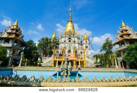 Thai-style Temple In Saigon, Vietnam