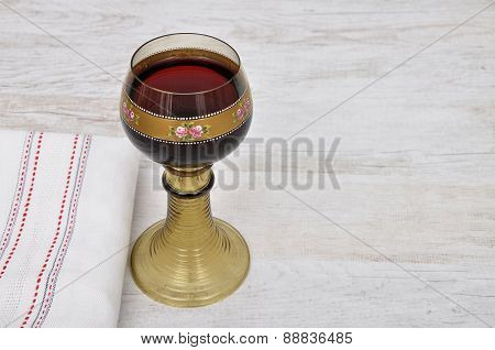 Rummer With Red Wine