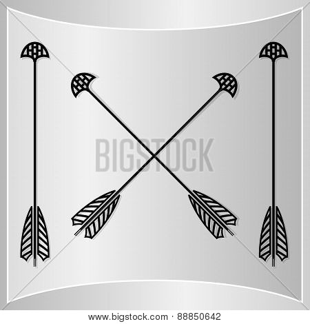 Bow Arrows Silhouette