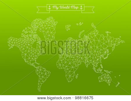 Geometric World Map