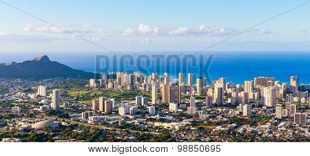 Hawaii city skyline