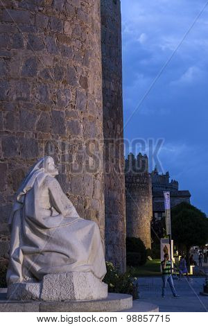 Monument Of Saint Teresa Of Avila, Avila, Spain
