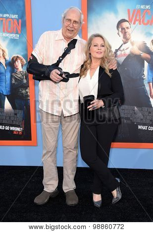 LOS ANGELES - JUL 27:  Chevy Chase & Beverly D'Angelo arrives to the 