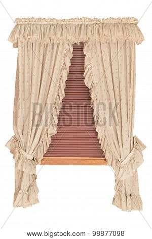 Window with Blinds, Isolated