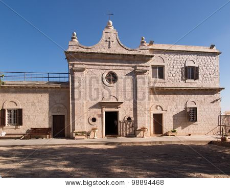 Muhraqa Monastery On Mount Carmel L In The Place Of The Prophet Elijah Fight With The Prophets Boal