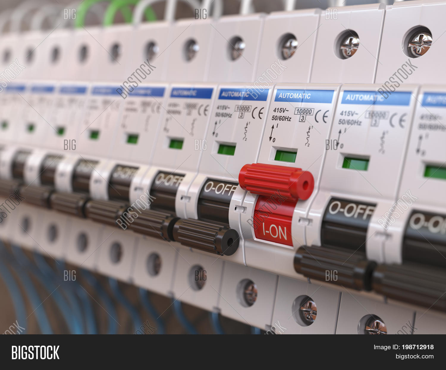 Switches Fusebox. Many Image & Photo (Free Trial) Bigstock