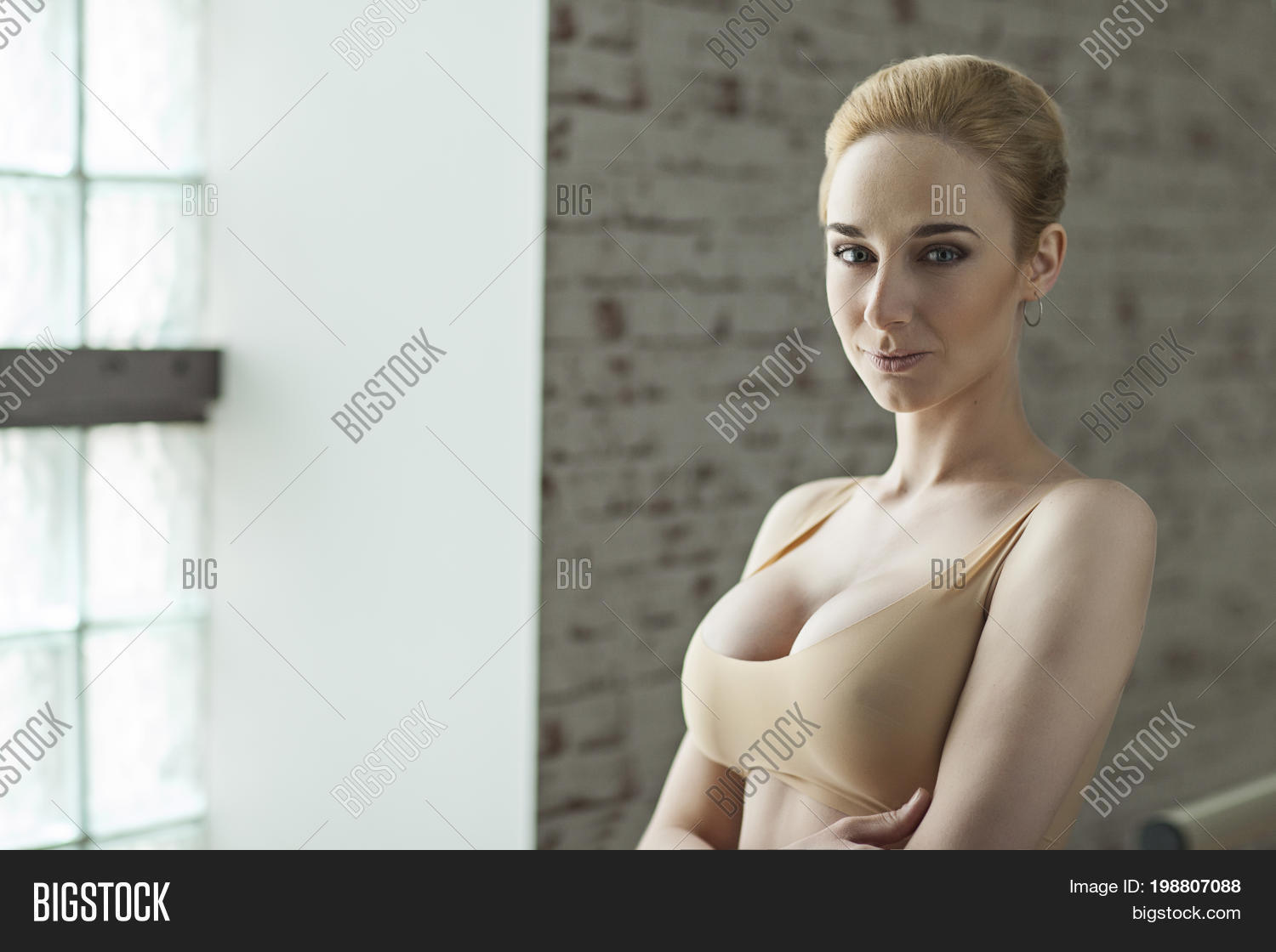 slender big  tits Imagen y foto Slender Blonde Girl (prueba gratis) | Bigstock