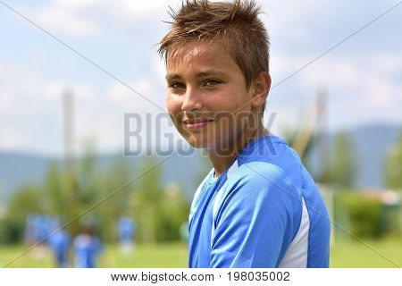 Ghimbav, Brasov, Romania - Agust 3: Soccer Football Training Camp For Kids, Children At Forex Ghimba