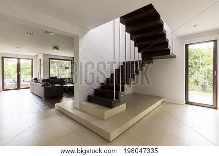 Staircase In The Living Room