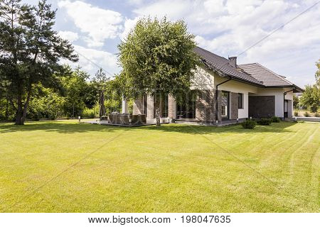 Big Detached House With Green Garden