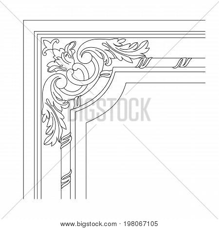 Vintage ornament, baroque ornament, scroll ornament, engraving ornament, border ornament, floral ornament, retro pattern, antique pattern, style acanthus pattern, foliage pattern, swirl pattern decorative pattern, filigree pattern. vector