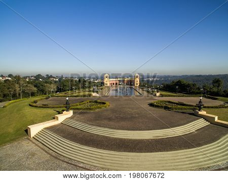 Aerial View Of Tangua Park. Curitiba, Parana/brazil. July, 2017.